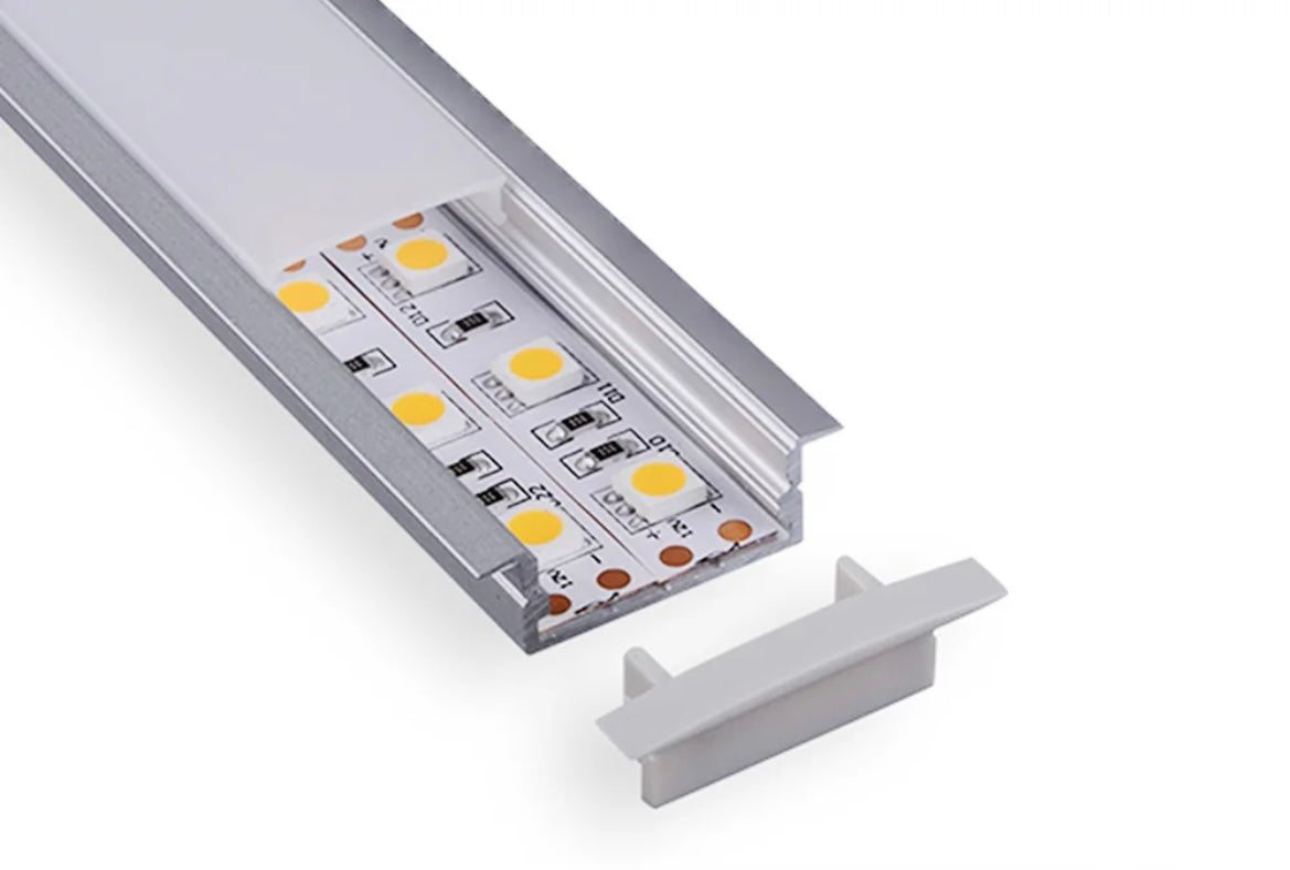 router-in (wide) Aluminium profile (2000mm length)